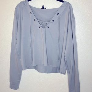 Express comfy hoodie blue